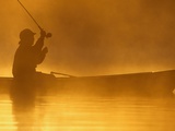 Fly Fishing from a Canoe