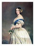Young Queen Victoria W/Rose In Hand