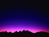 Sunset over Teton Range