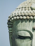 Detail of the Face of the Great Buddha of Kamakura