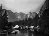 Merced River and Cathedral Rocks