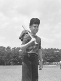 Boy Holding a Baseball Bat