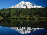 Mt Rainier Reflecting in Lake