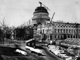 U S Capitol Under Construction