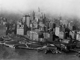 Overview of Battery Park and Lower Manhattan