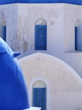 Windows and Arches of a Whitewashed Church