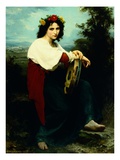 Italian Girl with a Basque Drum