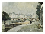 A View of the Seine  Paris