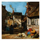 Honfleur  the Place of the March of Saint Catherine