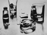 Drinking Glasses and Ashtray