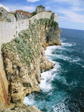 Walled Town of Dubrovnik on Dalmatian Coast
