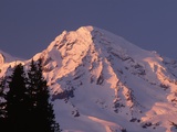 Sunset on Mount Rainier
