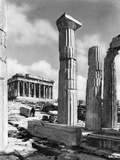 View Of Propylaes And Parthenon