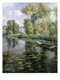 Fishing in a River in France