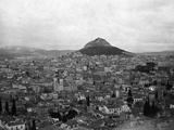 View Of Athens With Mt Lycabitos
