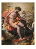Detail of Triumphant Jupiter from the Salon of the Muses in the Villa Medici in Florence