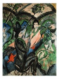 Couple Under Japanese Screen