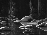 Lake and Rocks by Brett Weston