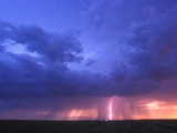 Lightning at Sunset