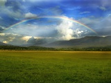Rainbow Over Valley