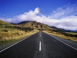 Vacant Highway in Mount Cook National Park