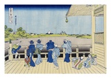 Sazai Hall of the Five-Hundred-Rakan Temple  from the Series Thirty-Six Views of Mount Fuji