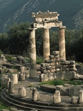 Ruins of Sanctuary of Athena at Delphi