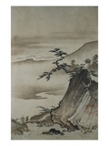 View of Mountains and a Bridge from Eight Views of the Xiao and Xiang Rivers