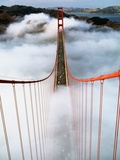 Golden Gate Bridge Wrapped in Fog