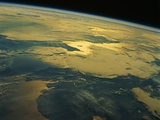 English Channel from Orbit