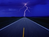 Road and Lightning