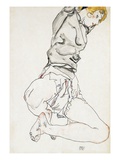 Reclining Woman with Blond Hair