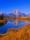Oxbow Bend Reflecting Mount Moran
