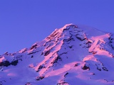 Sunset on Washington's Volcanic Mount Rainier