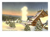 Old Faithful  Yellowstone Park  Montana