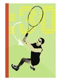 Tennis action