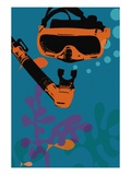 Snorkeling illustration