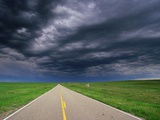 Oncoming Thunderstorm over Grasslands