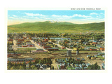 View over Missoula  Montana