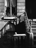 Stairway Bannister With Diagonal Shadow  Manhattan  1944