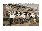 Men in Sombreros at Bar  Tijuana  Mexico