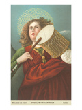 Painting of Angel with Drum