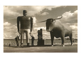 Paul Bunyan and Babe  Bemidji  Minnesota