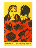 Happy Mothers Day  Ladies with Appliance Motifs