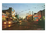 Evening in Tijuana  Mexico  Fifties