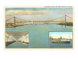 Bridge  Tunnel  Ferry  Detroit  Michigan