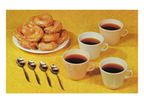 Donuts and Coffee  Retro