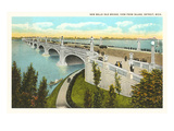 Belle Isle Bridge  Detroit  Michigan