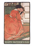 Art Nouveau Mother with Child