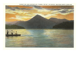 Sunset on Lake Santeetlah  North Carolina